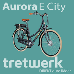 Tretwerk Aurora schwarz Tretwerk - Direkt gute Räder