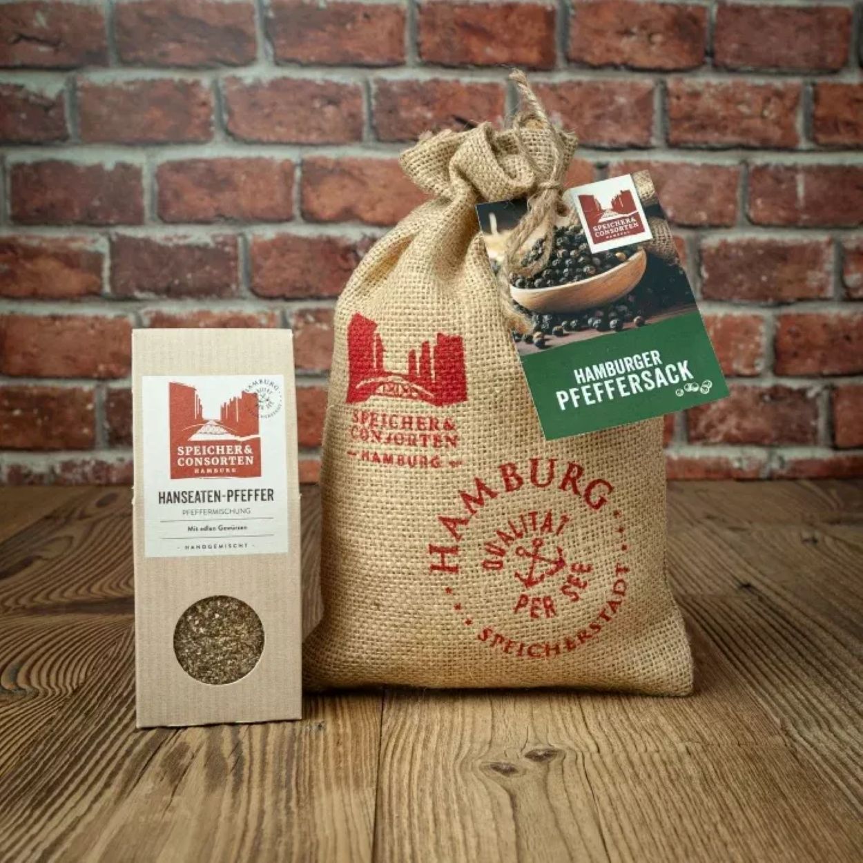 Speicher & Consorten Geschenkeset "Hamburger Pfeffersack" Gewürzmischung