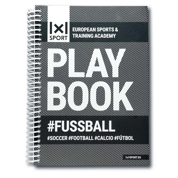     1x1SPORT Playbook #FUSSBALL A5 | Spielfeldvorlagen & Trainingshilfen für Fußballtrainer