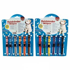 6er Set Welpenhalsband Welpenhalsbänder für Züchter Gr. 2