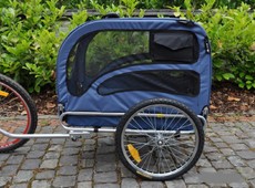 Hunde-Fahrradanhänger Starlight Maxi - bis 40kg Zuladung