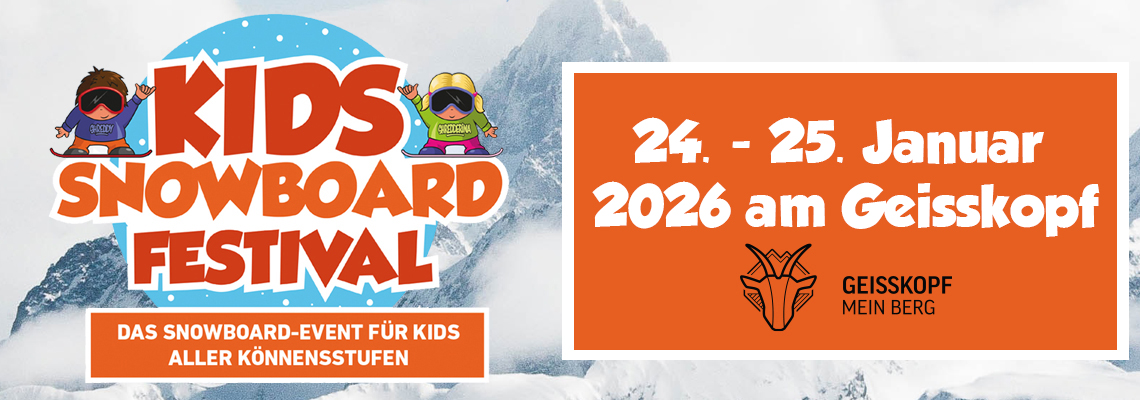 Shred Kids Geisskopf Snowboard Festival 2026