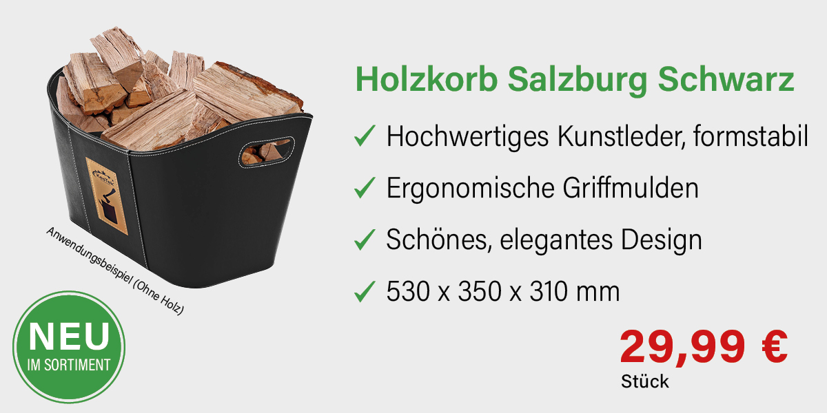     Holzkorb Salzburg schwarz