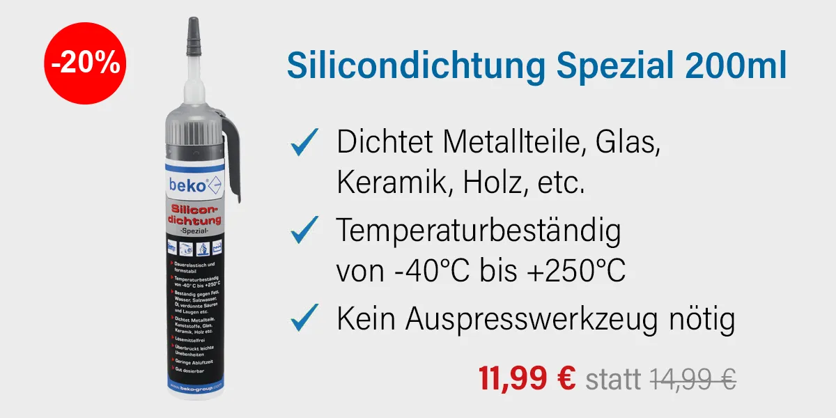     Silicondichtung -Spezial- beko 200ml schwarz