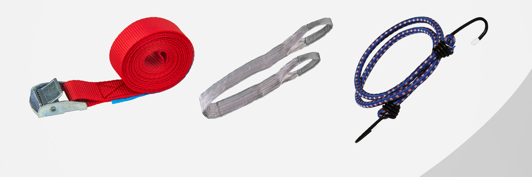 Zurrgurt, Hebeband und Gepäckspanner