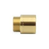 2x Hahnverlängerung 3/4 Zoll X 100mm Edelstahl - DN20 Gewindeverlängerung