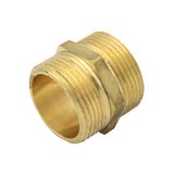 HERKINDNESS Doppelnippel 1 Zoll Messing - 4 Stück G1 Gewinde Für Wasserleitungen