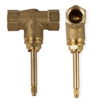 2 Stück Messing Rückschlagventil 3/4 Zoll DN20 - Rückflussverhinderer Mit Innen-/Außengewinde