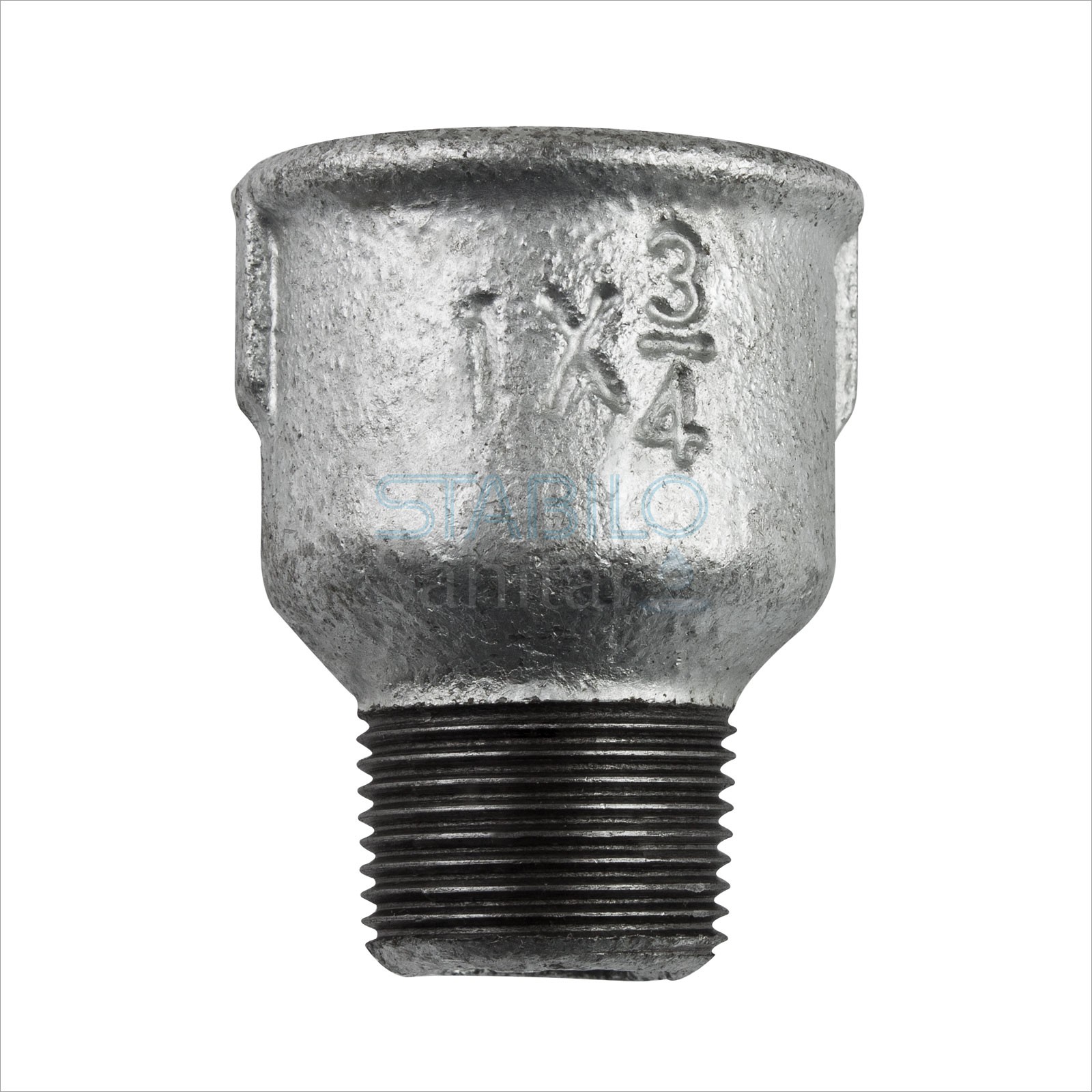 Edelstahl Fitting #240 Reduziermuffe 1 x 1/2 Zoll Übergangsmuffe Gewindefitting 