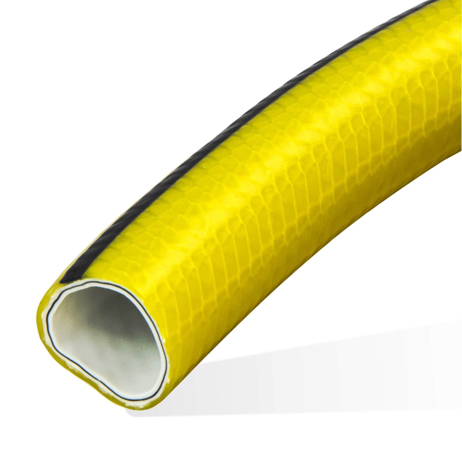 Naka24 Tubo Da Giardino In Carbonio 25m - 1/2 Pollice, Flessibile, Antipiega, Resistente Ai Raggi UV, Ecologico
