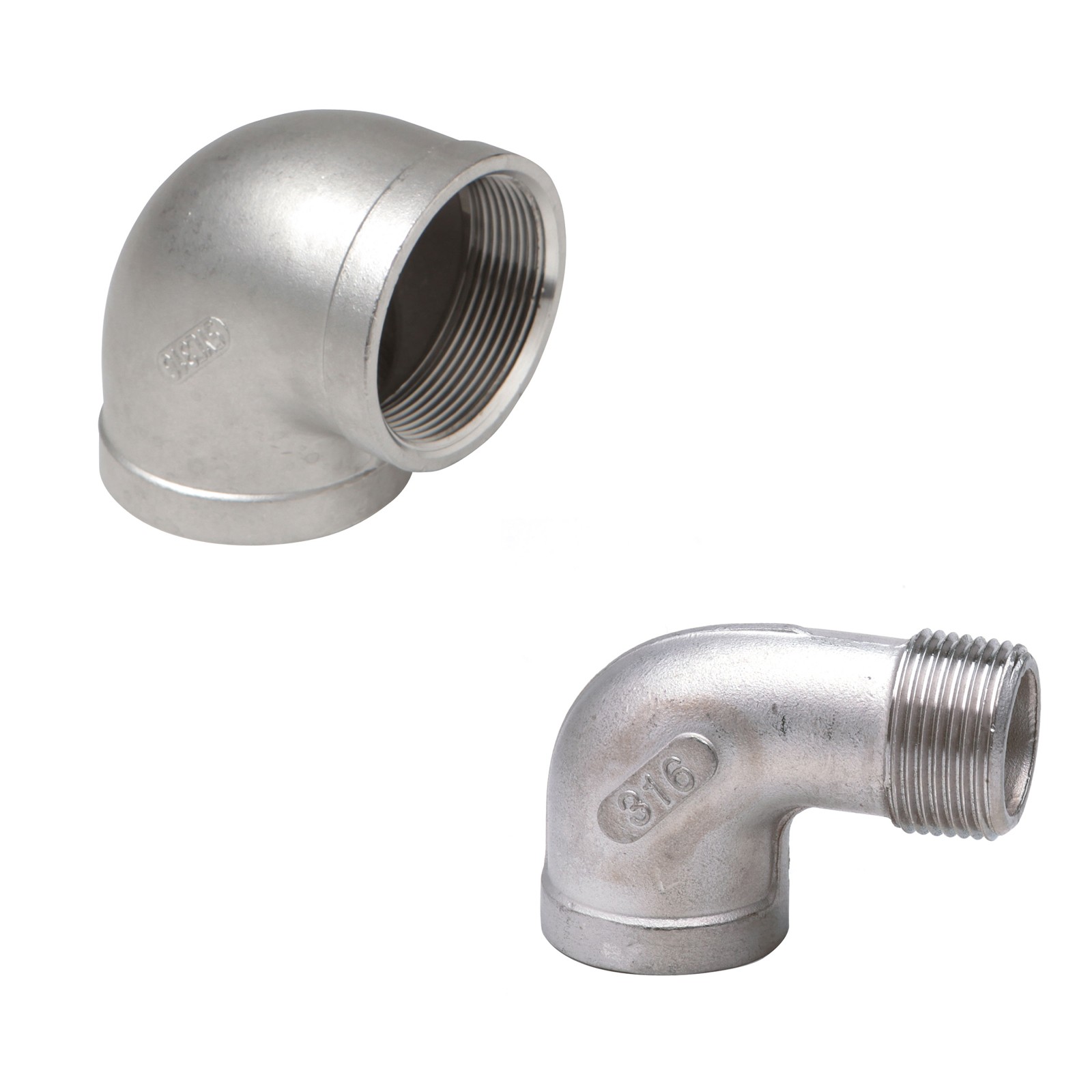 Edelstahl Fitting 1/2\