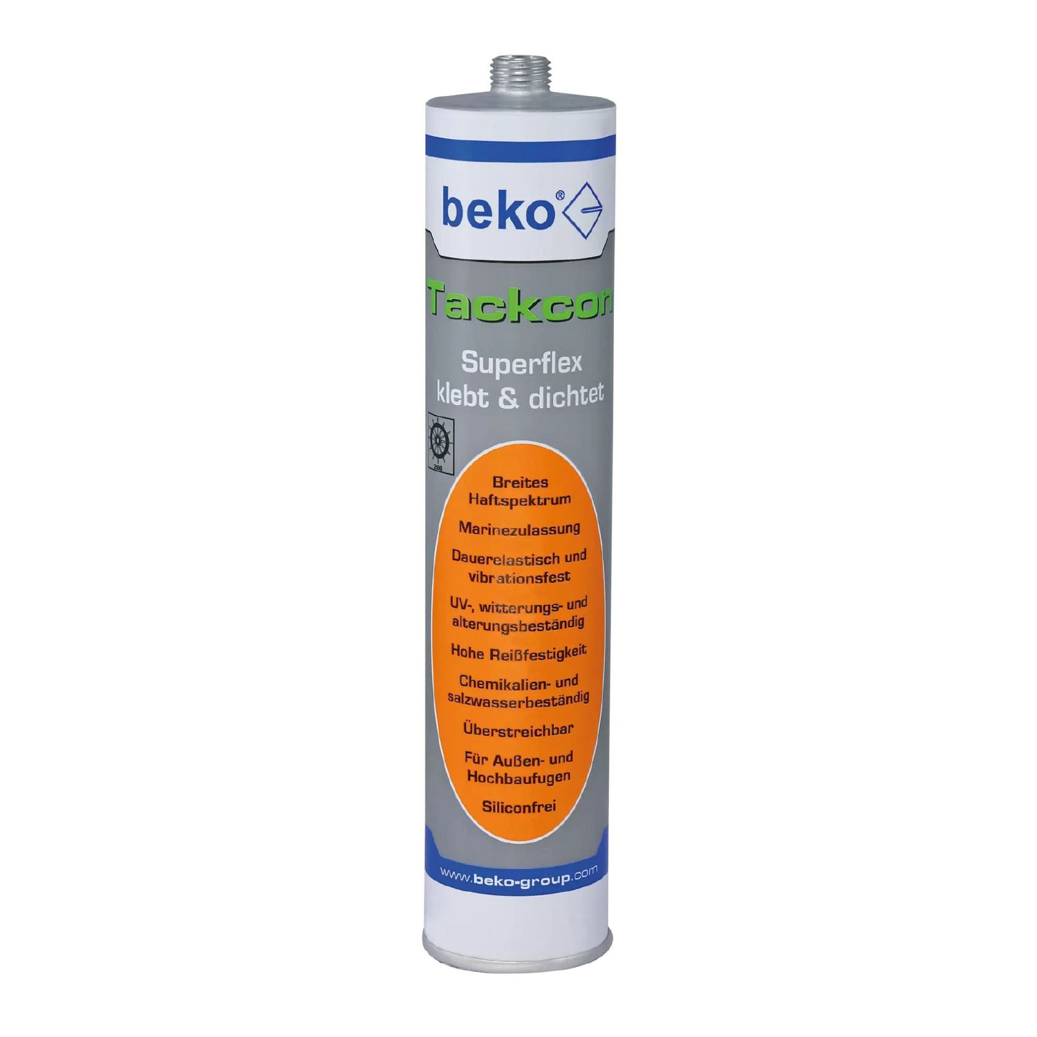Beko Tackcon 310 ml BEIGE Superflex Flexibler Hightec Kleber Shore 45