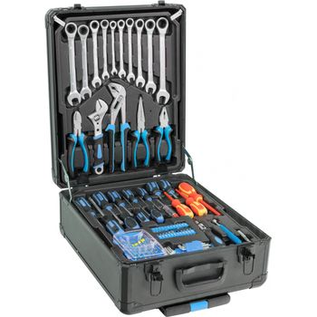 FAMEX 449-93 Werkzeugkoffer Gefüllt Mit Werkzeug-Set