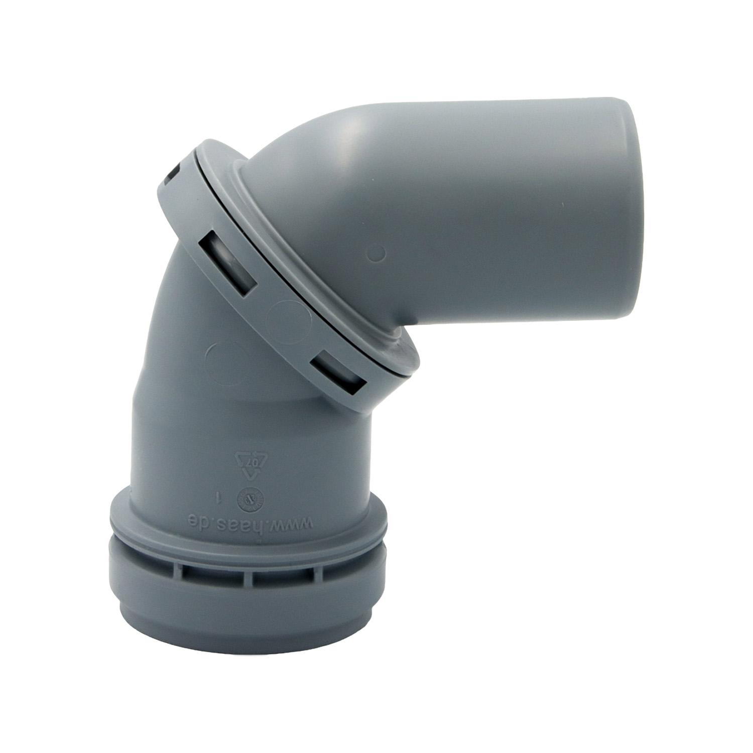 OHA-Multi-Bogen aus PP für HT-Rohre DN50/DN50