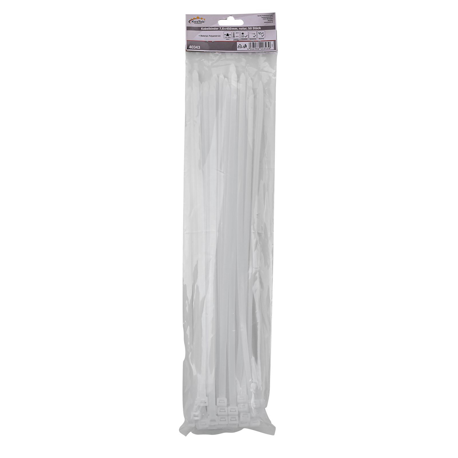 Kabelbinder 50 Stück in verschiedenen Ausführungen