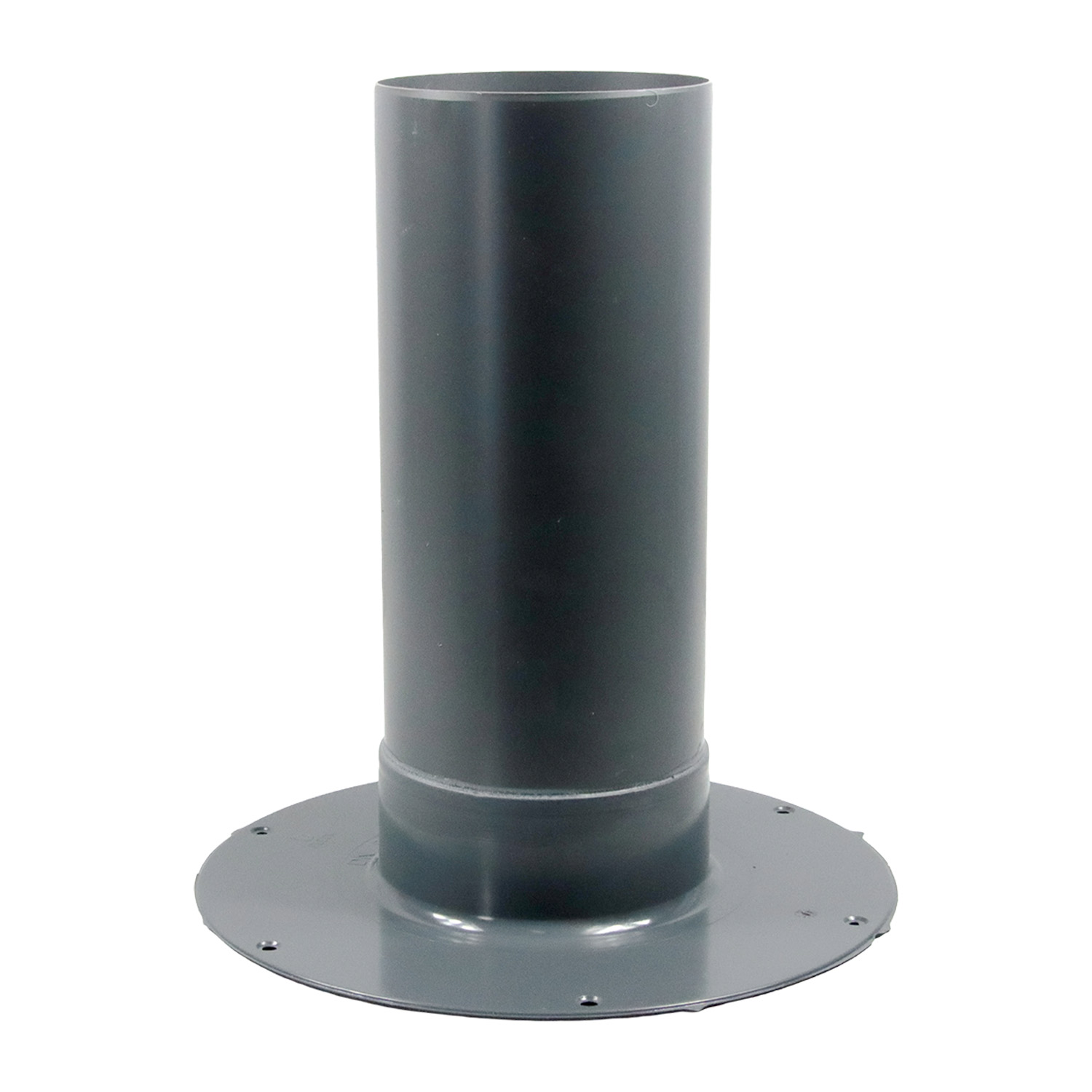Flachdach-Unterteil mit Flansch aus Hart PVC DN 50 - DN 200