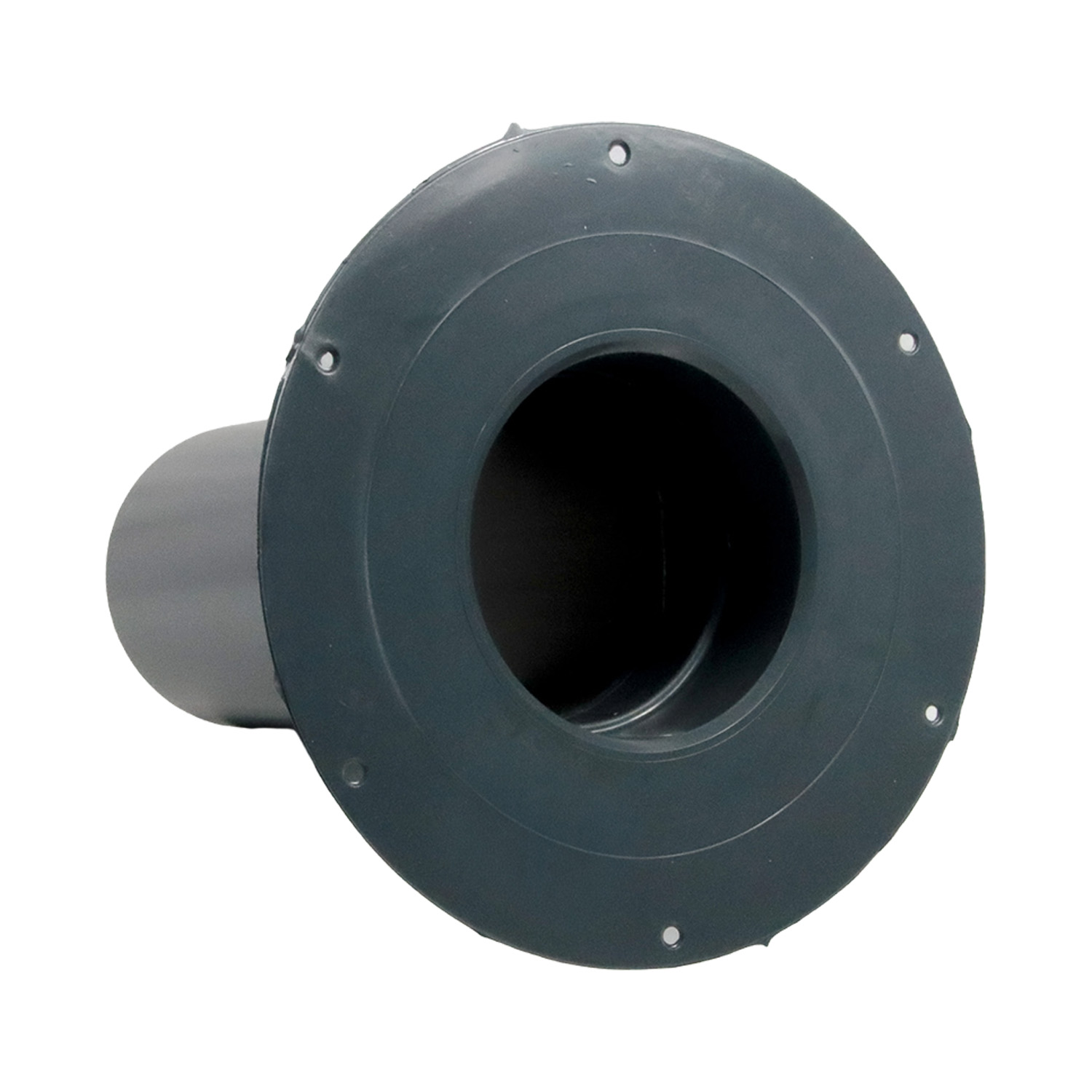 Flachdach-Unterteil mit Flansch aus Hart PVC DN 50 - DN 200
