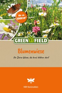 Greenfield Wildblumen- u. Kräuterwiese mit Gras (10 kg)