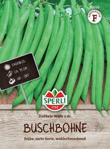 Buschbohnen Dubbele Witte z. dr.