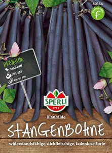 Stangenbohne Blauhilde