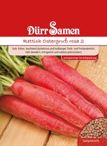Rettich Ostergruß 2 rosa