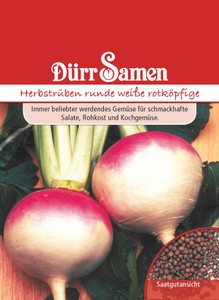 Herbstrübe Runde weiße Rotköpfige