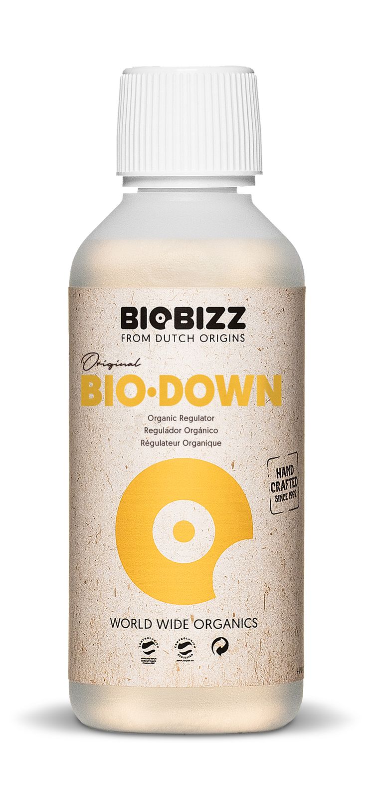 BIOBIZZ Bio Down PH-Regler 250ml - Organischer PH-Senker Für Pflanzen