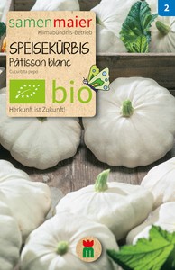 BIO Speisekürbis Patisson blanc BIO Speisekürbis Patisson blanc
