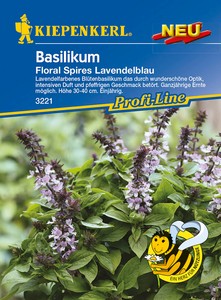 Basilikum Floral Spires Lavendelblau