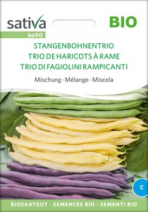 BIO Stangenbohne Trio Mischung