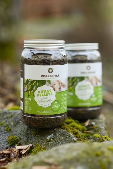 Schafwolldünger Düngepellets 1 kg Dose Schafwolldünger Düngepellets 1 kg Dose