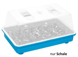 38 x 24 x 6 cm Anzuchtschale für Zimmergewächshaus hellblau 38 x 24 x 6 cm Anzuchtschale für Zimmergewächshaus hellblau