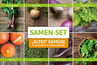 Gemüse-Set: ,,Altes" Gemüse Mix mit 8 Sorten Gemüse-Set: ,,Altes" Gemüse Mix mit 8 Sorten
