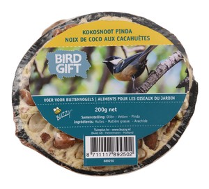 Fettfutter Erdnüsse in Kokosnussschale (200 g) Fettfutter Erdnüsse in Kokosnussschale (200 g)
