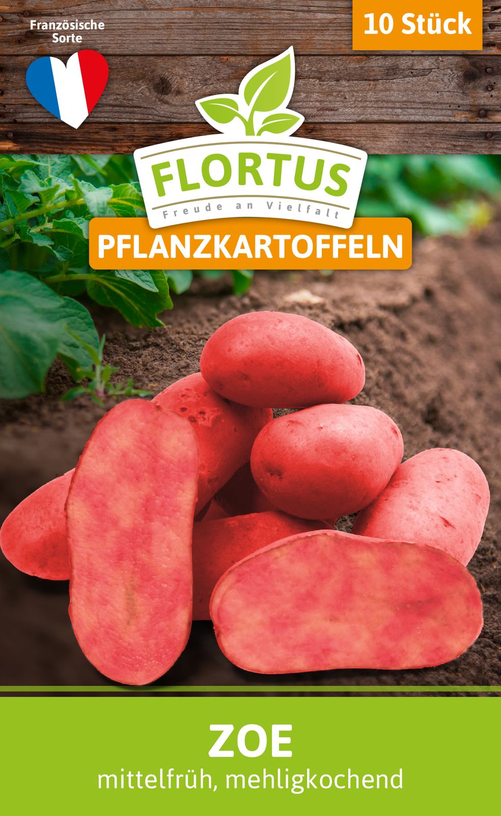 Kartoffel Zoe (10 Stück) (mittelfrüh, mehligkochend) | Pflanzkartoffeln