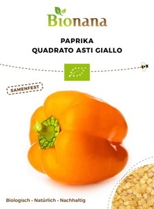 BIO Paprika Quadrato d'Asti Giallo BIO Paprika Quadrato d'Asti Giallo
