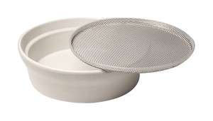 Weizengrassieb antik-weiß (23 cm)