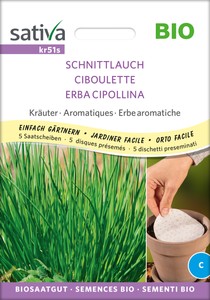 BIO Schnittlauch (Saatscheibe)