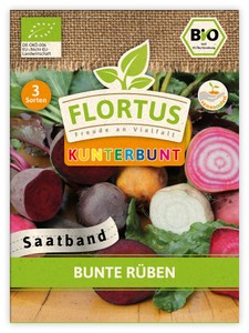 BIO Bunte Rüben (Saatband)