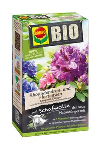 BIO Rhododendron- und Hortensien Langzeit-Dünger mit Schafwolle (2 kg)