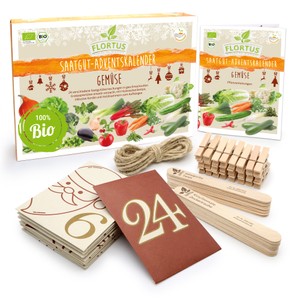 BIO Saatgut Adventskalender Gemüse BIO Saatgut Adventskalender Gemüse