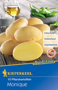 Pflanzkartoffel Monique (gelb, festkochend, mittelfrüh) (10 Stück)