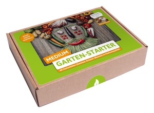 Medium Garten-Starter Saatgut-Box (60 Samentüten in Markenqualität) [MHD 12/2021]