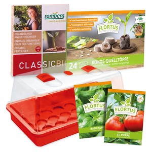 Gesunder Salat Mix mit Dünger