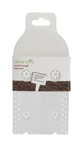 Ovaler Wasserspeicher für 50 cm Blumentrog klar
