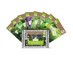 BIO Cocktailkräuter-Set (8 Sorten)