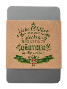 Gemüse Anzuchtset inkl. 3 Stecketiketten - Salat, Rauke, Radies [MHD 01/2022]
