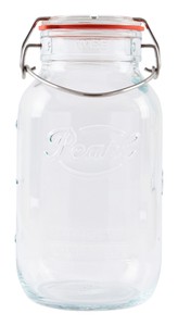 Einmach- &amp; Fermentierglas mit Bügelverschluss (1000 ml)