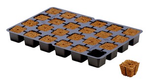 Eazy Plug Anzuchtwürfel CT24, 3,5 x 3,5 cm, Tray mit 24 St.