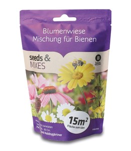 Blumenwiese Mischung für Bienen (15 m²)